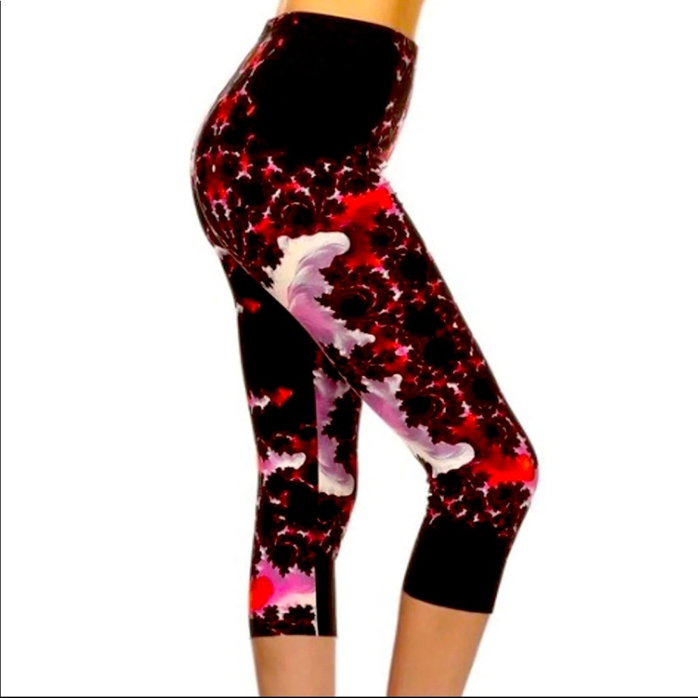 Capri Leggings Red Ski